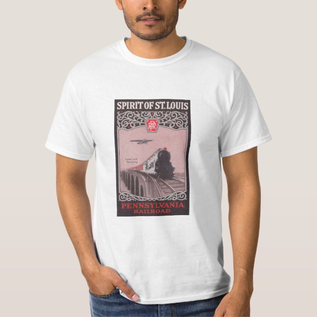 PRR Zug-Geist grundlegenden T - Shirt St. Louis (Vorderseite)