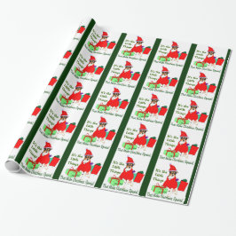 PrRat Terrier Weihnachten anpassen Geschenkpapier