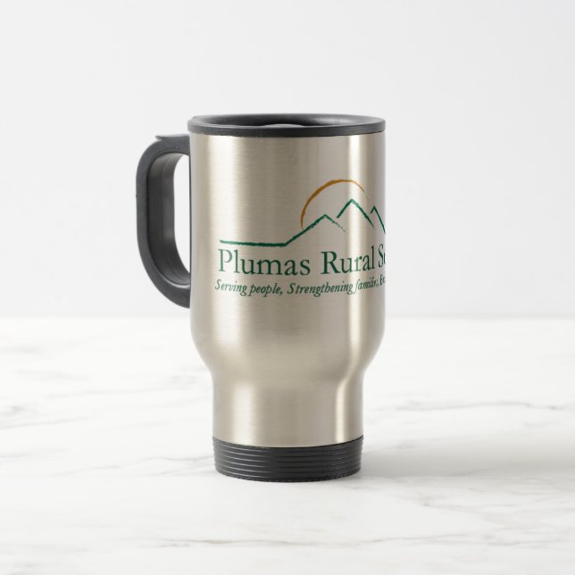 PRS Travel Mug Reisebecher (Vorderseite Links)