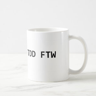 Prüfen Sie gefahrene Entwicklung auf den Gewinn Kaffeetasse