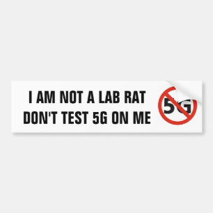 Prüfen Sie nicht 5G auf mir Autoaufkleber
