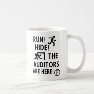 Prüfer Tasse Buchhalter Geschenk Lauf und versteck