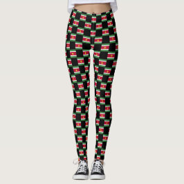 Prüfes Muster für Suriname-Flaggen Leggings