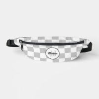 Prüfgrau, weiß, geometrisch, Retro-Monogramm