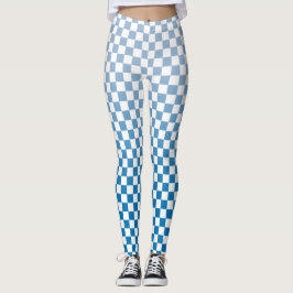 Prüflicht bis dunkelblaues Lichtmuster Leggings