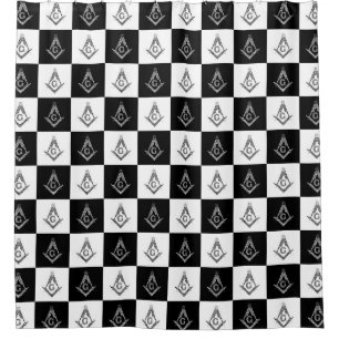 Prüfmuster für Freemason Duschvorhang