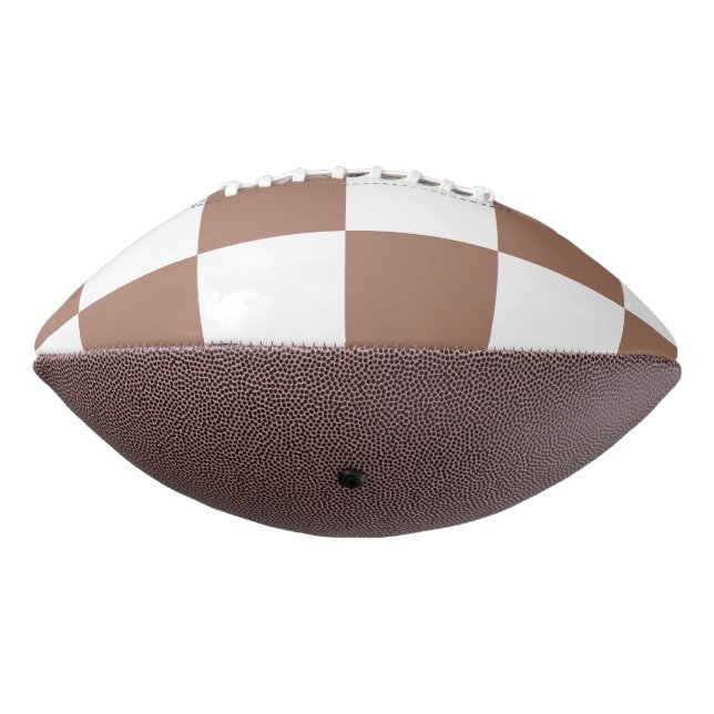 Prüfmuster in Weiß und Mocha Mousse Football (Gedreht 270)