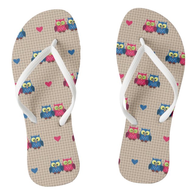 Prüfmuster mit Liebe Flip Flops (Fußbett)