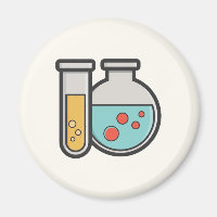 Prüfrohr und Beaker für die Chemie
