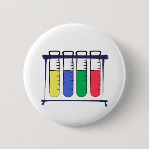 Prüfröhrchen Button