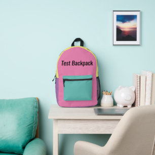 Prüfung Bedruckter Rucksack