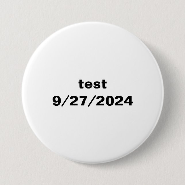 Prüfung Button (Vorderseite)