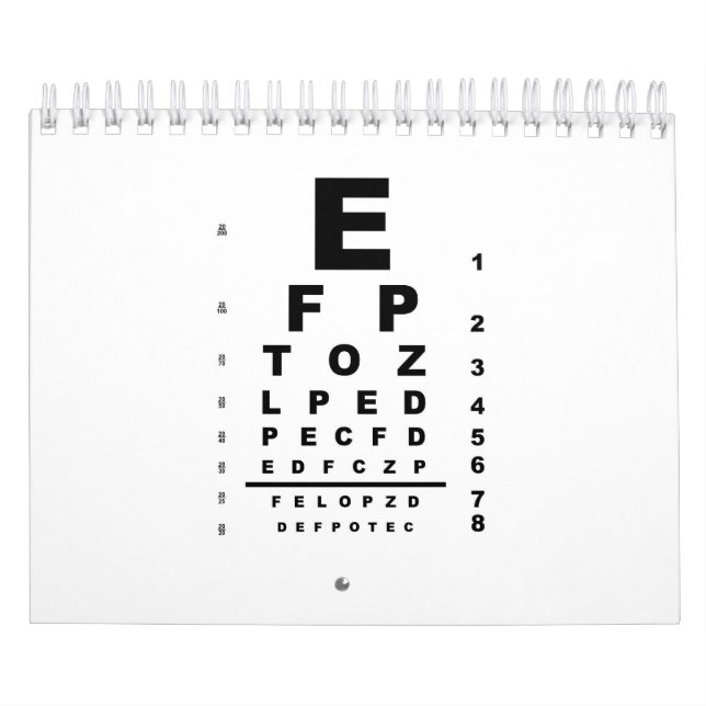 Prüfung der Augendiagramme Kalender (Titelbild)