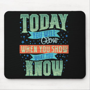 Prüfung des motivierend Lehrerprüfungstages Mousepad