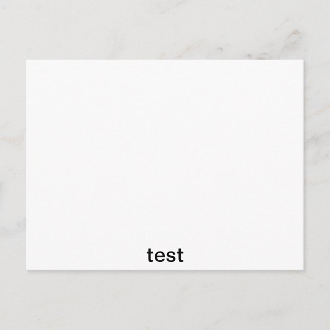 Prüfung Postkarte (Vorderseite)