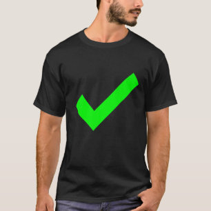 Prüfzeichen Ja Bestätigter Karo Das Feld Karo-Mark T-Shirt
