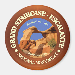 Prunktreppe - nationales Monument Escalante Magnet