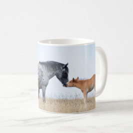 Pryor Mountain Wild Stallion und Fohlenkaffee Tass Kaffeetasse
