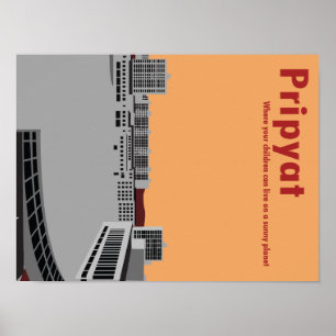 Prypyat Propaganda-Artplakat Poster