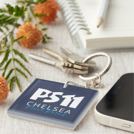 PS11-Logo-Proud-Partner Voll anpassbares Foto Schlüsselanhänger