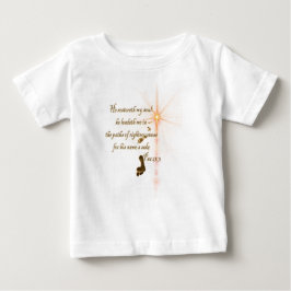Psa 23.3 Der Herr ist mein Schäfer Baby T-shirt