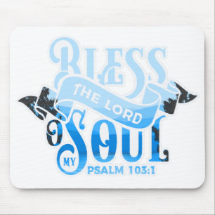 Psalm 103 Christliches Design Mousepad