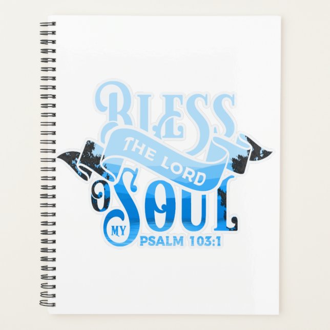 Psalm 103 Christliches Design Planer (Vorderseite)
