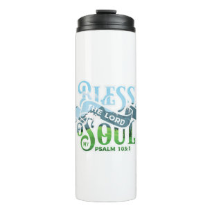 Psalm 103 Christliches Design Thermosbecher