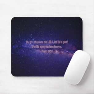 Psalm 107:1 mousepad