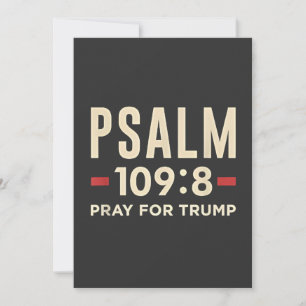 Psalm 109:8 Gebet für Trump Religionseröffnung Einladung