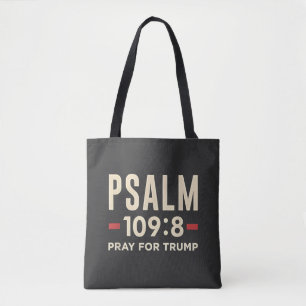 Psalm 109:8 Gebet für Trump Religionseröffnung Tasche