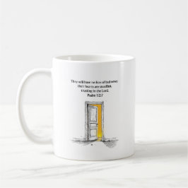 Psalm 112:7 Bible Verse Christian Gift Mug