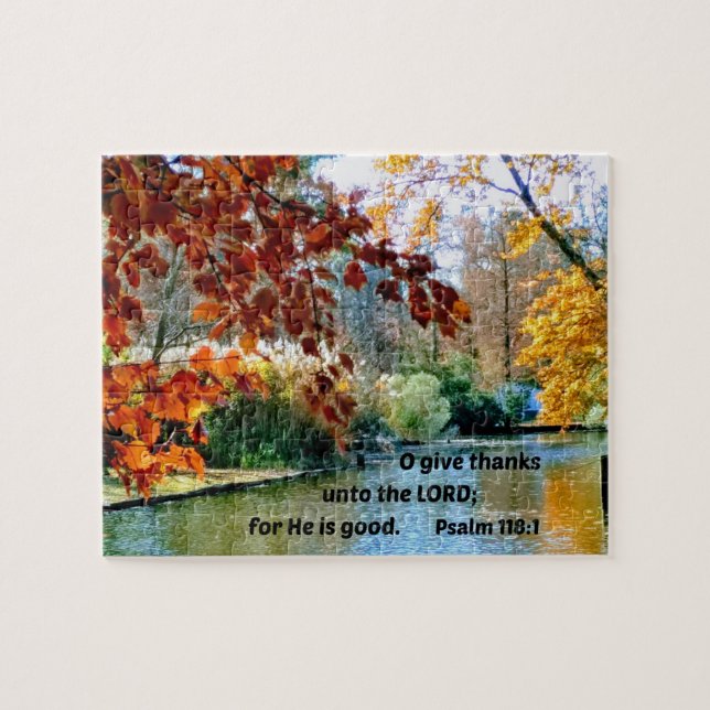 Psalm 118:1 O dankt dem Herrn für Er ist (Horizontal)