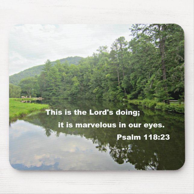 Psalm 118:23 mousepad (Vorne)