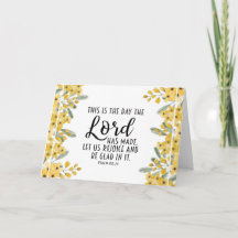 Psalm 118:24 Dies ist der Tag, den der Herr gemach