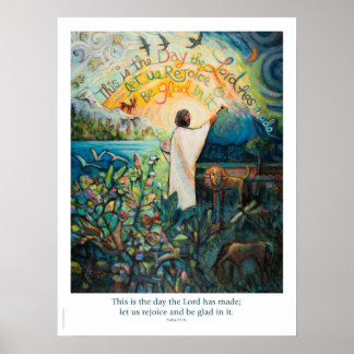 Psalm 118:24 Poster, Dies ist der Tag Poster