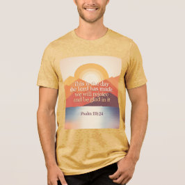 Psalm 118:24 This Is The Day  Tri-Blend Shirt