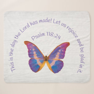 Psalm 118:24 und Wasserfarbenschmetterling Sherpadecke