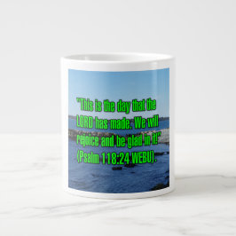 Psalm 118:24 WEBU Mug Jumbo-Tasse