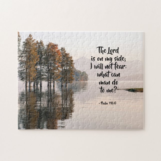 Psalm 118:6 Herr ist auf meiner Seite Ich werde ni (Horizontal)