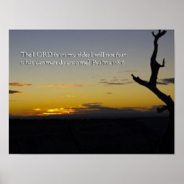 Psalm 118:6 poster