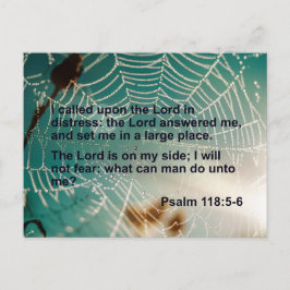 Psalm 118 - Ich rief den Herrn an Postkarte