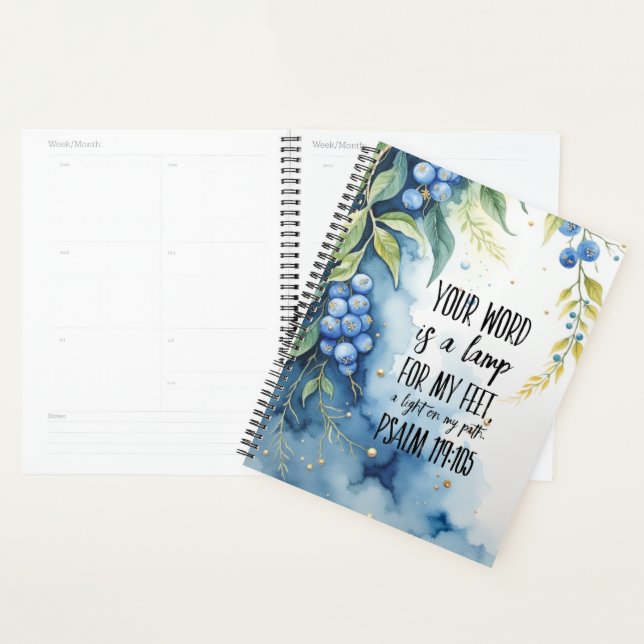 Psalm 119:105 Christliche Verse auf Bild Planer (Anzeige)