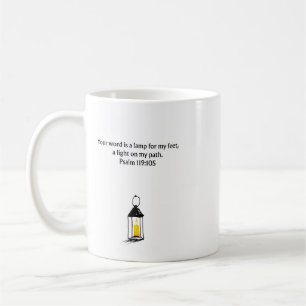 Psalm 119:105 Christlicher Becher   Inspirierender Kaffeetasse