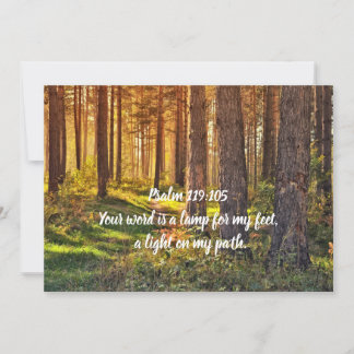 Psalm 119:105 karte