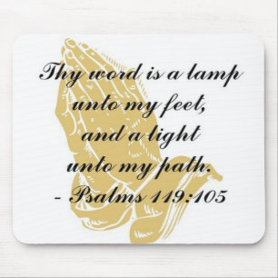 Psalm 119:105 Mauspad