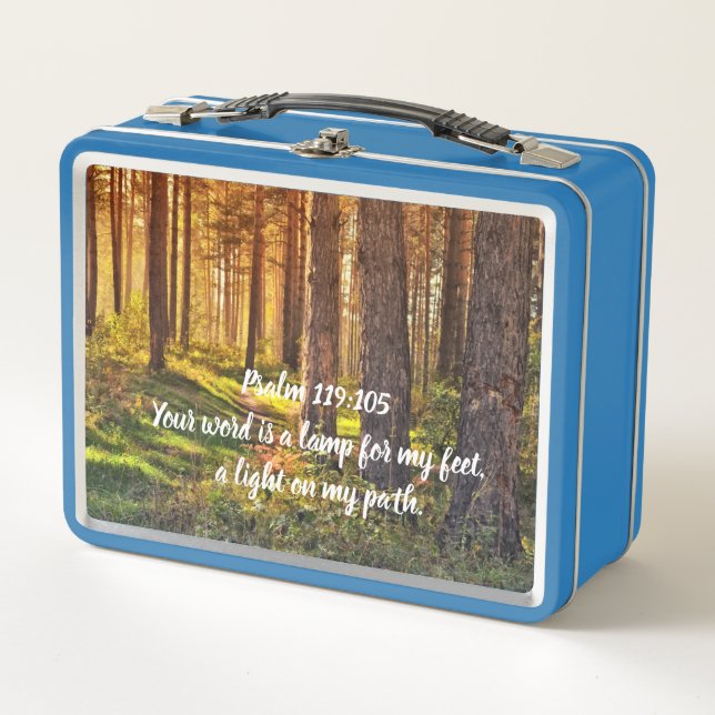 Psalm 119:105 metall brotdose (Vorderseite)