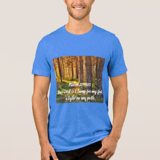 Psalm 119:105 Tri-Blend shirt