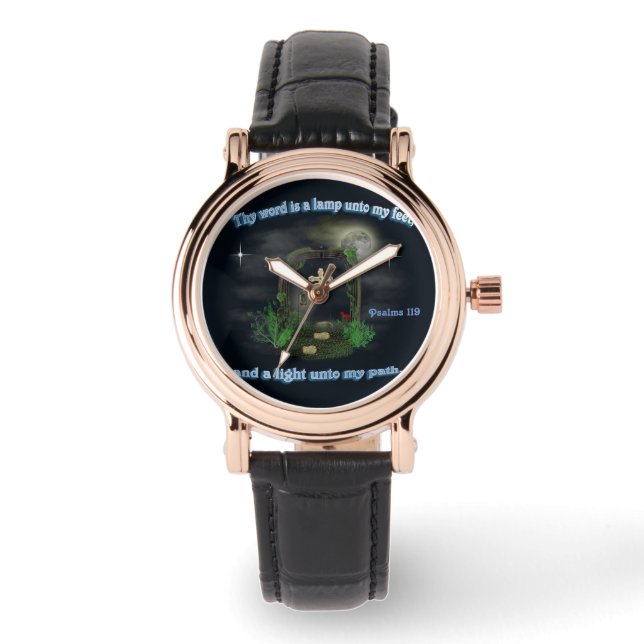 Psalm 119 armbanduhr (Vorderseite)