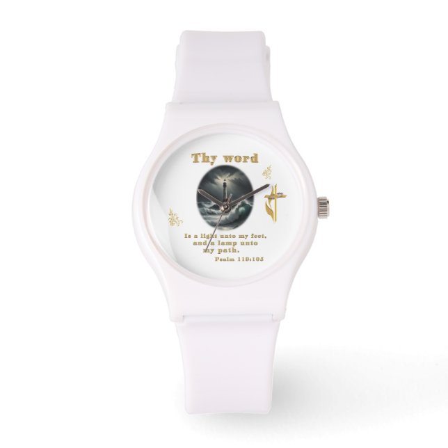 Psalm 119 armbanduhr (Vorderseite)